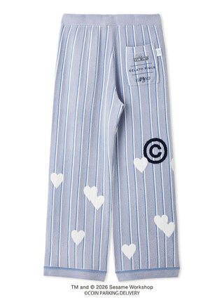 [SESAME STREET×CPD HOOME meets GELATO PIQUE] Airy Moco Striped Jacquard Long Pants - view 13