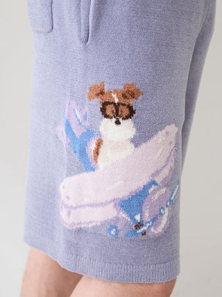 [Hirano Toshiyuki] Men's Airy Moco Plane Dog Jacquard Shorts - view 14