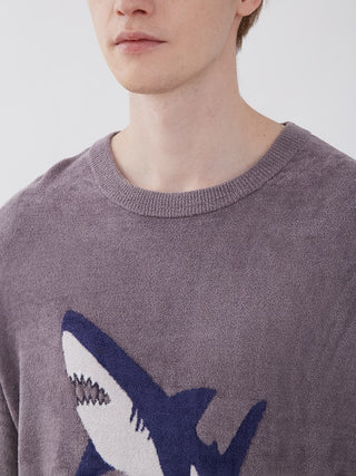COOL Men's Shark Jacquard Pullover- Men's Sweaters & Pullovers at Gelato Pique USA