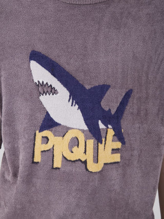 COOL Men's Shark Jacquard Pullover- Men's Sweaters & Pullovers at Gelato Pique USA