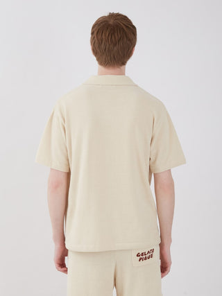 Men's Schnauzer Jacquard Shirt - Gelato Pique