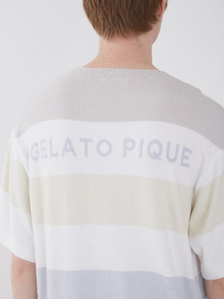 MENS Smoothie Family Border Pullover Sleepwear- Men's Sweaters & Pullovers at Gelato Pique USA