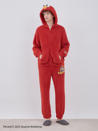 [SESAME STREET][MENS] Elmo Hoodie & Long Pants Loungewear Set