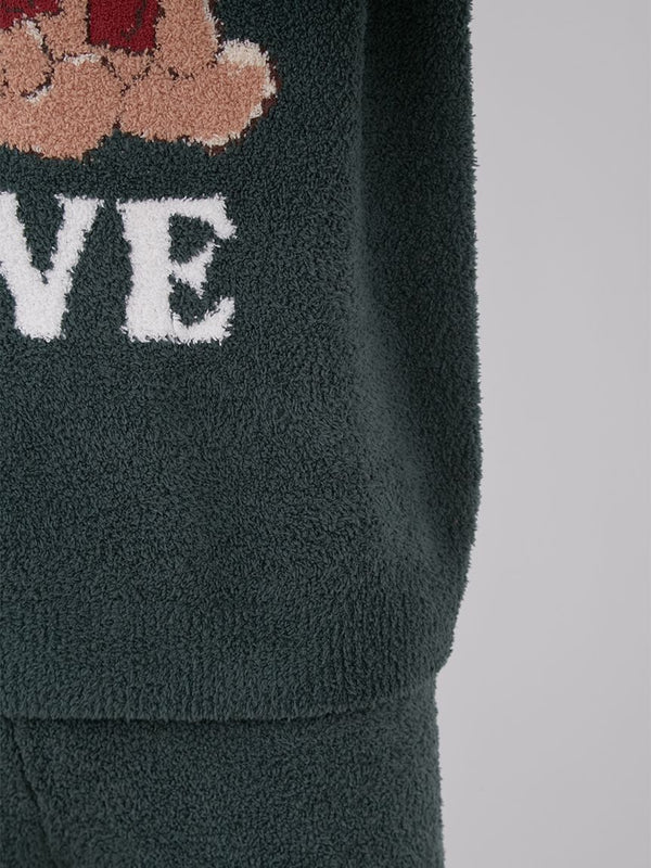 MENS] Bear Jacquard Pullover Sweater