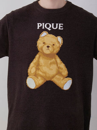 MEN'S Air Moco Bear Lounge T-shirt in DARK GRAY, Men's Loungewear Tops, T-shirt , Tank Top at Gelato Pique USA.