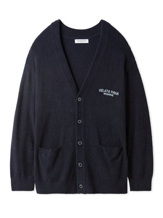 MEN'S Smoothie Button Up Cardigan in NAVY, Comfy and Luxury Men's Loungewear Cardigan at Gelato Pique USA.