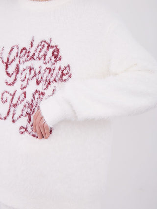 HOLIDAY Feather Pullover Sweater in Off White, Men's Pullover Sweaters at Gelato Pique USA