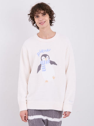 Mens Penguin Jacquard Pullover Sweater