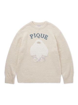 Powder Gelato Monster Pullover Sweater in Off White, Men's Pullover Sweaters at Gelato Pique USA