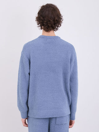 Powder Gelato Monster Pullover Sweater in Blue, Men's Pullover Sweaters at Gelato Pique USA