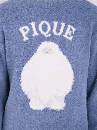 Powder Gelato Monster Pullover Sweater in Blue, Men's Pullover Sweaters at Gelato Pique USA