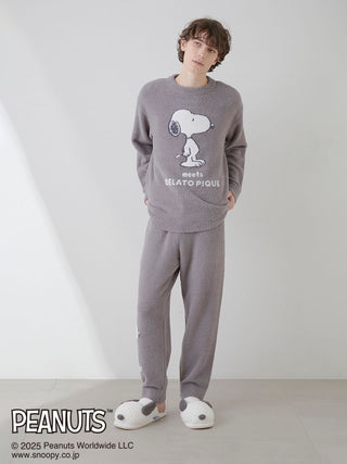 [PEANUTS] [MENS] Babymoco Jacquard Pullover & Pants Set