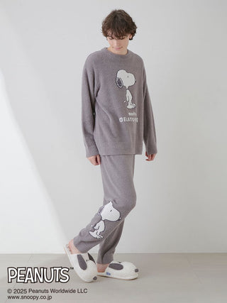 [PEANUTS] [MENS] Babymoco Jacquard Pullover & Pants Set