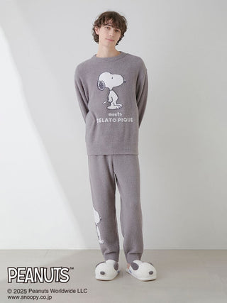 [PEANUTS] [MENS] Babymoco Jacquard Pullover & Pants Set