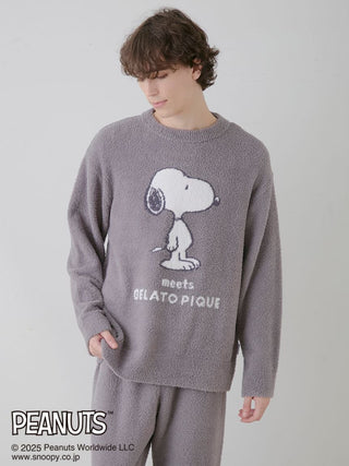 [PEANUTS] [MENS] Babymoco Jacquard Pullover & Pants Set