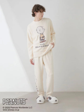 [PEANUTS] [MENS] Babymoco Jacquard Pullover & Pants Set