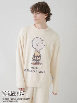 [PEANUTS] [MENS] Babymoco Jacquard Pullover & Pants Set