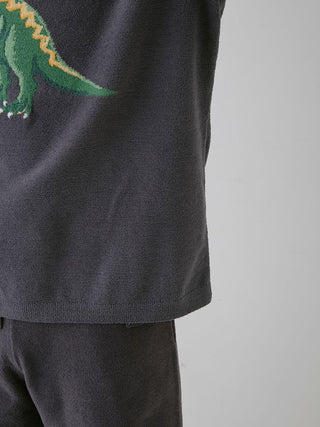 MENS Air Moco Dinosaur Jacquard Pullover Sweater