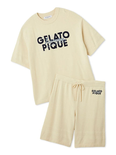 [Mens] Smoothie-lite Logo Pullover and Shorts Set-Up gelato pique