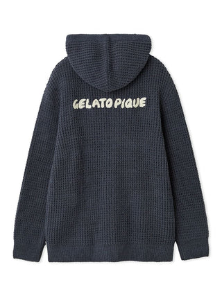 Mens Waffle Dinosaur Hoodie