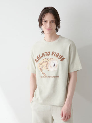 Mens Sleeping Cat Jacquard Pullover