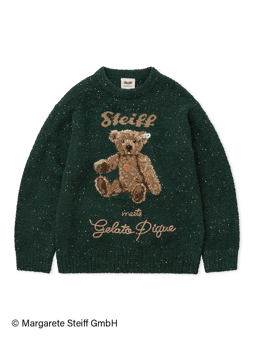 Steiff] Men's Powder Nep Jacquard Pullover