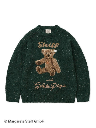 [Steiff] Men's Powder Nep Jacquard Pullover gelato pique