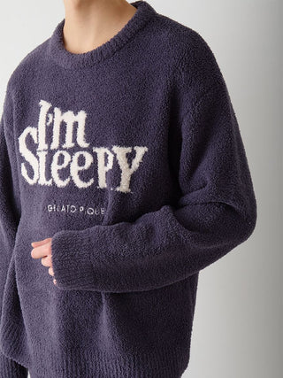 Men's Powder Sleepy Logo Jacquard Pullover & Pants Set