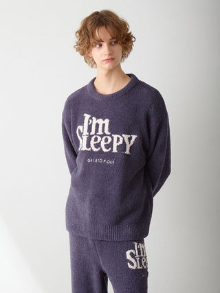 Men's Powder Sleepy Logo Jacquard Pullover & Pants Set