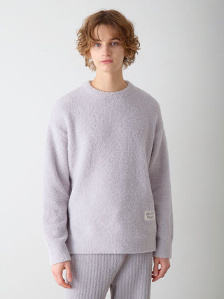 Men's Colorful Powder Pullover & Baby Moco Rib Knit Pants Set