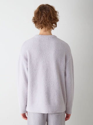 Men's Colorful Powder Pullover & Baby Moco Rib Knit Pants Set