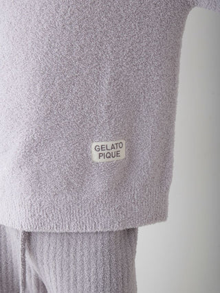 Men's Colorful Powder Pullover & Baby Moco Rib Knit Pants Set