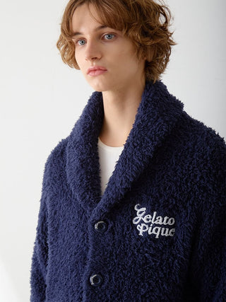 [HOLIDAY] Mens Gelato Snow Bear Jacquard Shawl Cardigan