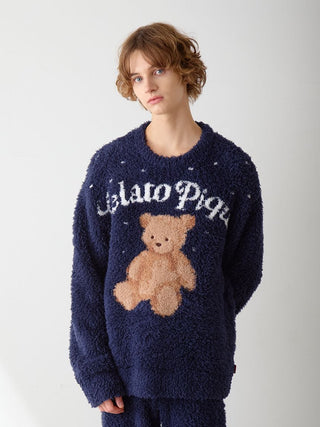 [HOLIDAY] Men's Gelato Snow Bear Jacquard Pullover