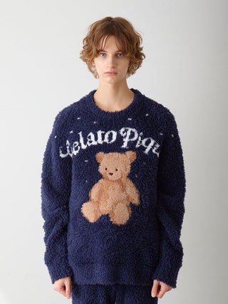 [HOLIDAY] Men's Gelato Snow Bear Jacquard Pullover
