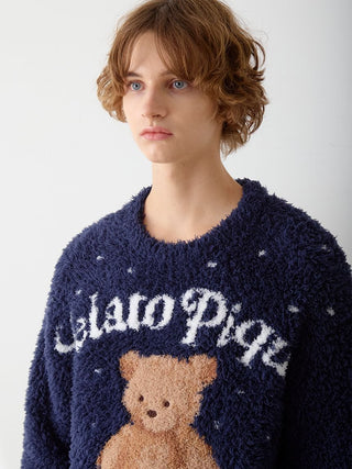[HOLIDAY] Men's Gelato Snow Bear Jacquard Pullover