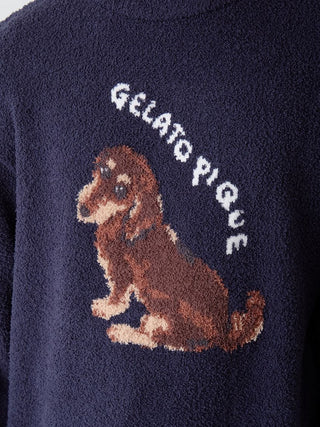 Men's Baby Moco Dachshund / Schnauzer Jacquard Pullover & Pants Set