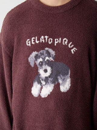 Men's Baby Moco Dachshund / Schnauzer Jacquard Pullover & Pants Set