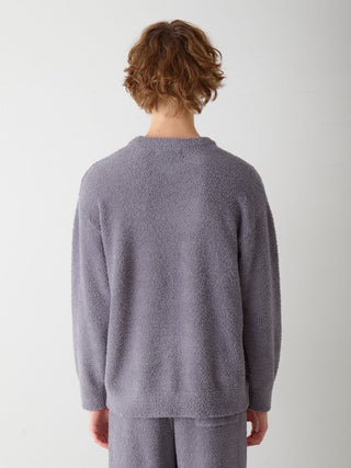 Mens Heart Jacquard Pullover & Long Pants Set