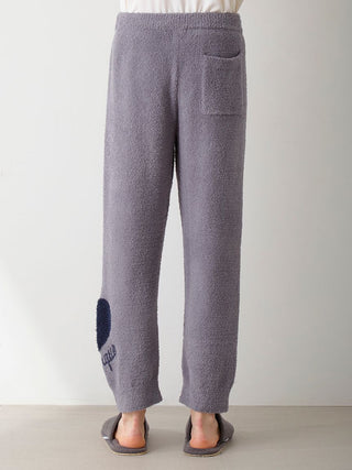 Mens Heart Jacquard Pullover & Long Pants Set