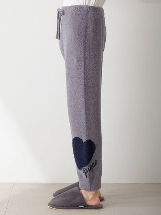 Mens Heart Jacquard Pullover & Long Pants Set