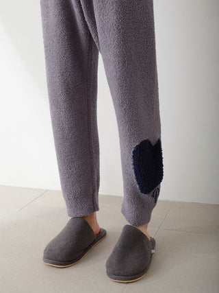 Mens Heart Jacquard Pullover & Long Pants Set