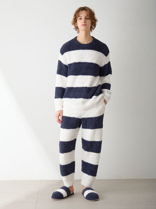 [Gifting Bag Included] Men's Gelato 2 Border Pullover & Pants Set