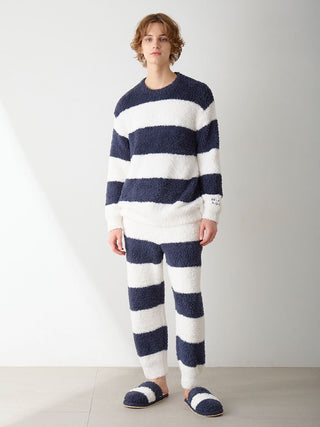 [Gifting Bag Included] Men's Gelato 2 Border Pullover & Pants Set