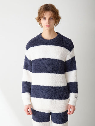 [Gifting Bag Included] Men's Gelato 2 Border Pullover & Pants Set