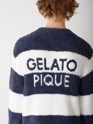 [Gifting Bag Included] Men's Gelato 2 Border Pullover & Pants Set