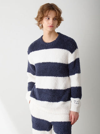 [Gifting Bag Included] Men's Gelato 2 Border Pullover & Pants Set