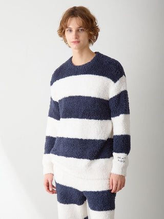 [Gifting Bag Included] Men's Gelato 2 Border Pullover & Pants Set