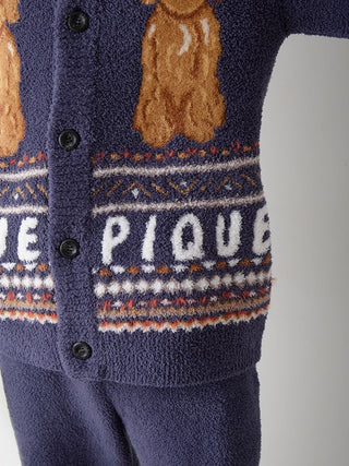 Men's Powder Nordic DOG Jacquard Cowichan Cardigan