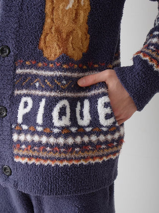 Men's Powder Nordic DOG Jacquard Cowichan Cardigan